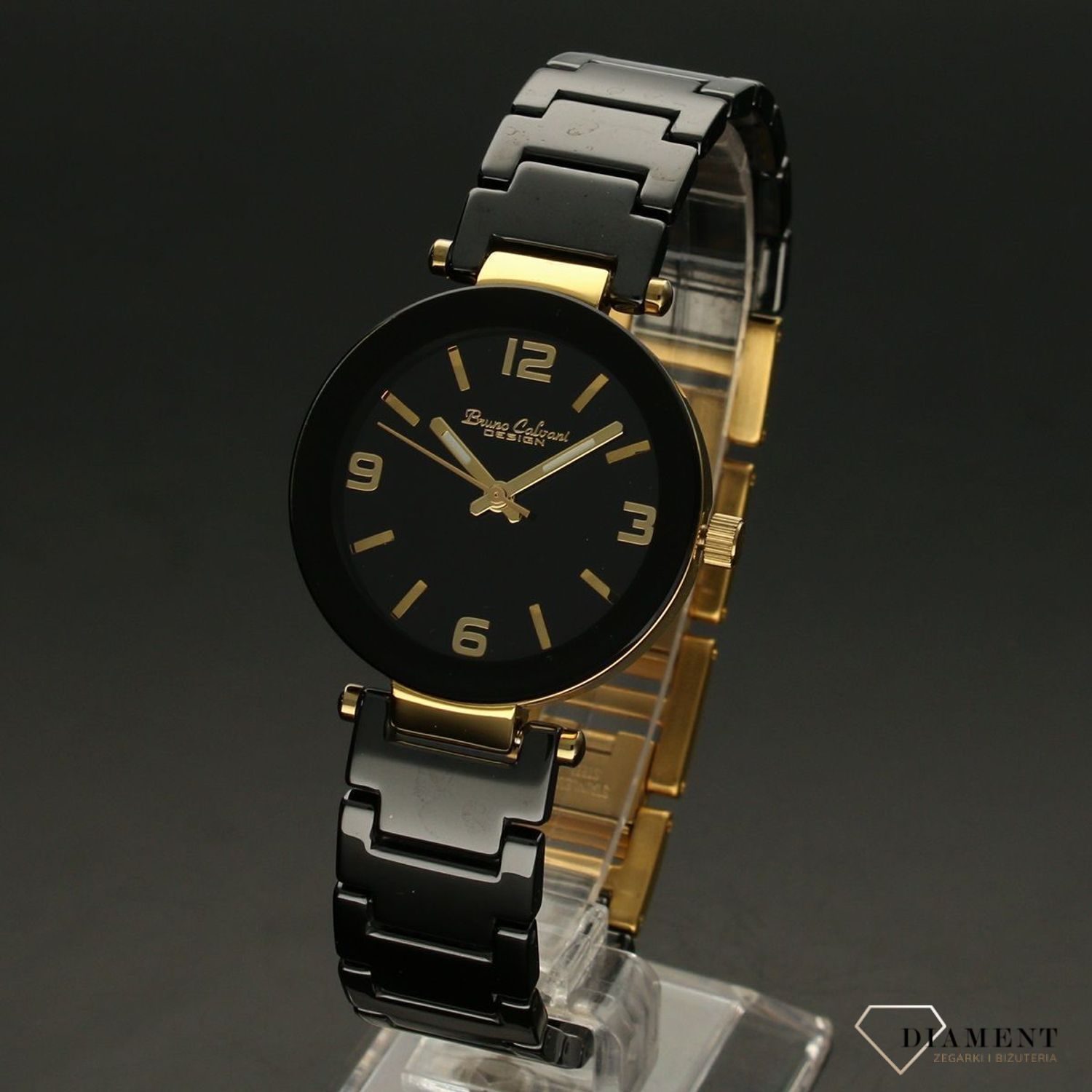 Zegarek damski Bruno Calvani BC9189 czarna ceramika jpg.jpg